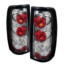 1999-2002 Chevy Silverado 1500 Chrome Euro Style Tail Lights G2 - 111-CS99-G2-C