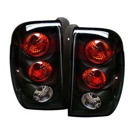 2002-2009 Chevy Trail Blazer Black Euro Style Tail Lights - 111-CTB02-BK
