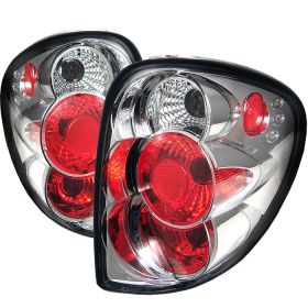 2001-2007 Dodge Caravan Chrome Euro Style Tail Lights - 111-DC01-C