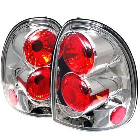 1996-2000 Dodge Caravan Chrome Euro Style Tail Lights - 111-DC96-C