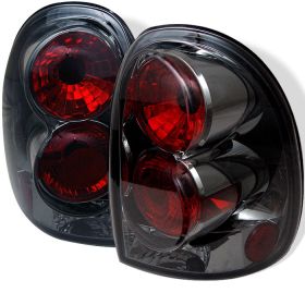 1996-2000 Dodge Caravan Smoke Euro Style Tail Lights - 111-DC96-SM