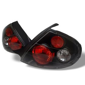 2000-2002 Dodge Neon Black Euro Style Tail Lights - 111-DN00-BK