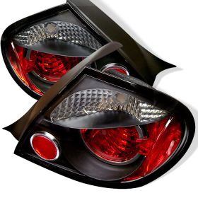 2003-2005 Dodge Neon Black Euro Style Tail Lights - 111-DN03-BK