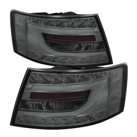 2005-2008 Audi A6 4DR Sedan Smoke Light-Bar LED Tail Lights-ALT-YD-AA605-LBLED-S