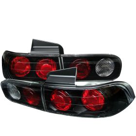 1994-2001 Acura Integra 4DR Black Euro Style Tail Lights-ALT-YD-AI94-4D-BK