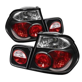 1999-2001 BMW E46 3-Series 4DR Black Euro Style Tail Lights-ALT-YD-BE4699-4D-BK