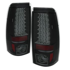 1999-2002 Chevy Silverado 1500/2500 Black/Smoke LED Tail Lights-ALT-YD-CS99-LED-