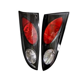 2000-2004 Ford Focus 3DR/5DR Black Euro Style Tail Lights-ALT-YD-FF00-5D-BK