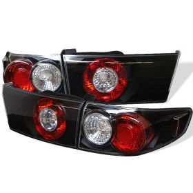 2003-2005 Honda Accord 4DR Black Euro Style Tail Lights-ALT-YD-HA03-4D-BK