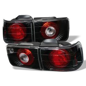 1992-1993 Honda Accord 4DR Black Euro Style Tail Lights-ALT-YD-HA92-4D-BK