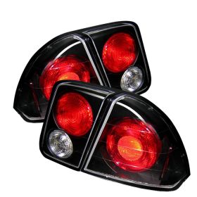2001-2005 Honda Civic 4DR Black Euro Style Tail Lights-ALT-YD-HC01-4D-BK
