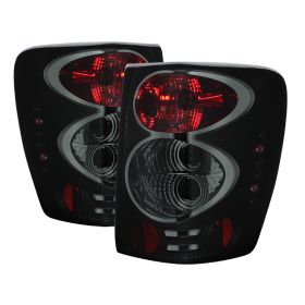 1999-2004 Jeep Grand Cherokee Black/Smoke Euro Style Tail Lights-ALT-YD-JGC99-BS