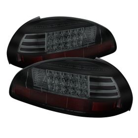 1997-2003 Pontiac Grand Prix Black/Smoke LED Tail Lights-ALT-YD-PGP97-LED-BSM