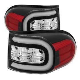 2007-2013 Toyota FJ Cruiser Black Light-Bar LED Tail Lights-ALT-YD-TFJ07-LBLED-B