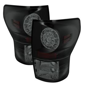 2007-2013 Toyota Tundra Black/Smoke LED Tail Lights-ALT-YD-TTU07-LED-BSM