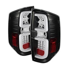 2014-2015 Toyota Tundra Black Light-Bar LED Tail Lights-ALT-YD-TTU14-LED-BK