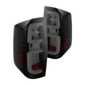2014-2015 Toyota Tundra Black/Smoke Light-Bar LED Tail Lights-ALT-YD-TTU14-LED-B