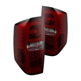 2014-2015 Toyota Tundra Red/Smoke Light-Bar LED Tail Lights-ALT-YD-TTU14-LED-RS