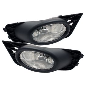 2009-2011 Honda Civic 4DR Sedan Clear OEM Fog Lights - FL-CL-HC09-4D-C
