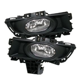 2007-2008 Mazda Mazda3 Clear OEM Fog Lights - FL-CL-MAZ307-C