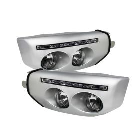 2007-2014 Toyota FJ Cruiser LED Clear Fog Lights-FL-DRL-TFJ07-C