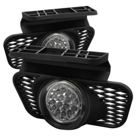 2003-2006 Chevy Silverado Clear LED Fog Lights - FL-LED-CSIL03-C
