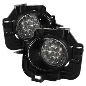 2007-2009 Nissan Altima Clear LED Fog Lights - FL-LED-NA07-4D-C