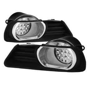 2007-2009 Toyota Camry Clear LED Fog Lights - FL-LED-TCAM07-C