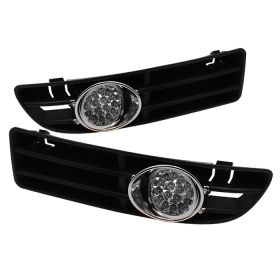 1999-2005 VW Jetta Clear LED Fog Lights - FL-LED-VJ99-C