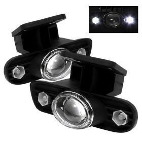 1999-2002 GMC Sierra 1500 2500 3500 Clear LED Projector Fog Lights - FL-P-GS99-H