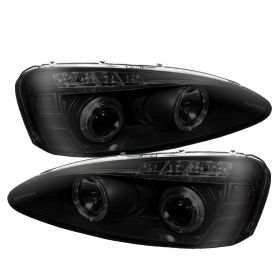 2004-2008 Pontiac Grand Prix Halo Black Smoke Projector Headlights-PRO-YD-PGP04-