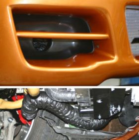 2003-2009 Nissan 350z Stillen Brake Ducts and Cooling Hoses - 1035020