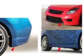 2008-2009 Nissan Altima Coupe Stillen Ground Effects Body Kit - KB12220F