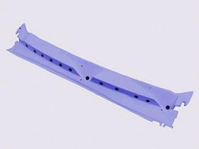 2003-2006 Chevrolet Silverado 1500 HD Street Scene Fiberglass Cowl Panel - 950-70124