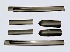 1999-2004 GMC Sierra 2500 Standard Cab Standard Bed Street Scene Urethane Side Skirts - 950-70180