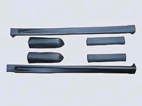 1999-2006 Chevrolet Silverado 1500 HD Extended Cab Short Bed Street Scene Urethane Side Skirts - 950-70183