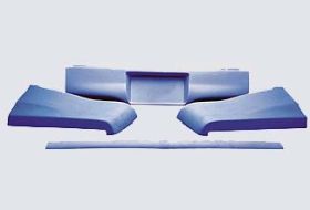 1994-2004 Chevrolet Blazer/S10 Step-Side Street Scene Urethane Rear Roll Pan - 950-70210