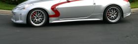 2003-2008 Nissan 350z Street Scene Urethane Side Skirts GEN-2 - 950-70322