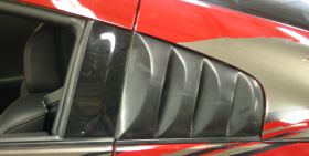 2003-2008 Nissan 350z Street Scene Urethane Window Louvers - 950-70328