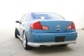 2003-2004 Infiniti G35 Sedan Street Scene Urethane Rear Bumper Lip - 950-70342