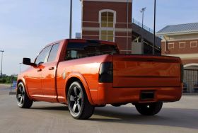 2011-2013 Ram Truck 1500/2500/3500 Street Scene Urethane Rear Roll Pan - 950-70504