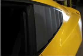 2015-2017 Ford Mustang Street Scene Urethane Side Window Louvers - 950-70672