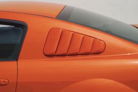2005-2009 Ford Mustang Street Scene Urethane Side Window Louvers GEN-2 - 950-70749