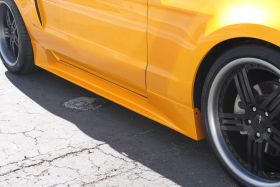 2010-2013 Ford Mustang Street Scene Urethane Side Skirts - 950-70791