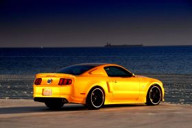 2010-2012 Ford Mustang GT/V6 Street Scene Dual Exhaust Urethane Rear Bumper Lip - 950-70792