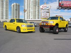 2004-2008 Ford F-150 Super Cab Short Bed Street Scene Urethane Side Skirts - 950-70841