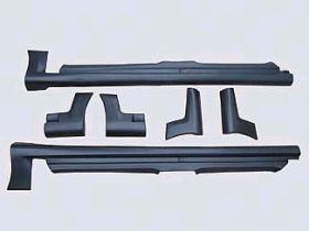 2004-2008 Ford F-150 Super Crew Cab 5' 1/2" Bed Street Scene Urethane Side Skirts - 950-70842