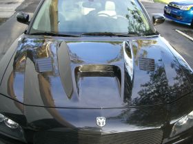2006-2009 Dodge Charger Street Scene Fiberglass Hood GEN-1 - 950-70935