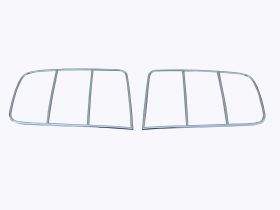 2005-2009 Ford Mustang GT/V6 Street Scene Plastic Tail Light Bezels Chrome - 950-73101