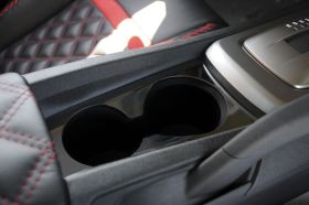Camaro LS/RS Console Cup Holder 10-13 Chevrolet Camaro LS/RS Stainless Powdercoat Black T1 Series T-REX Grilles - 110281